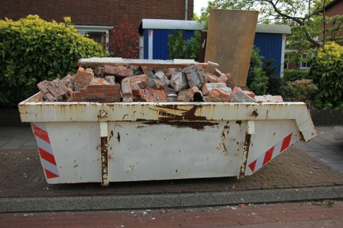 Professional team clearing a flat in Hampstead